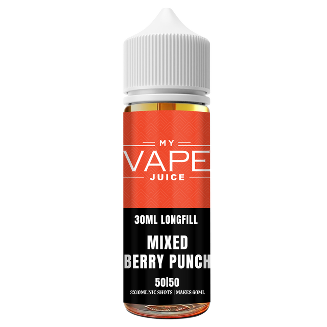 My Vape Store - Mixed Berry Punch - 30ml Longfill 