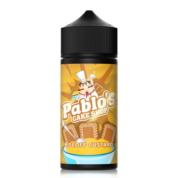 Pablo's Cake Shop - Biscoff Custard - 100ml Shortfill 