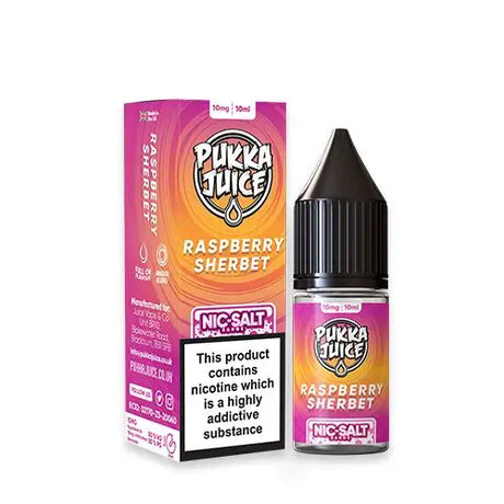 Pukka Juice Raspberry Sherbet Nic Salts 