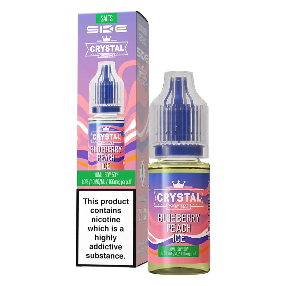 SKE Crystal V2 - Blueberry Peach - Nic Salt - 10ml 