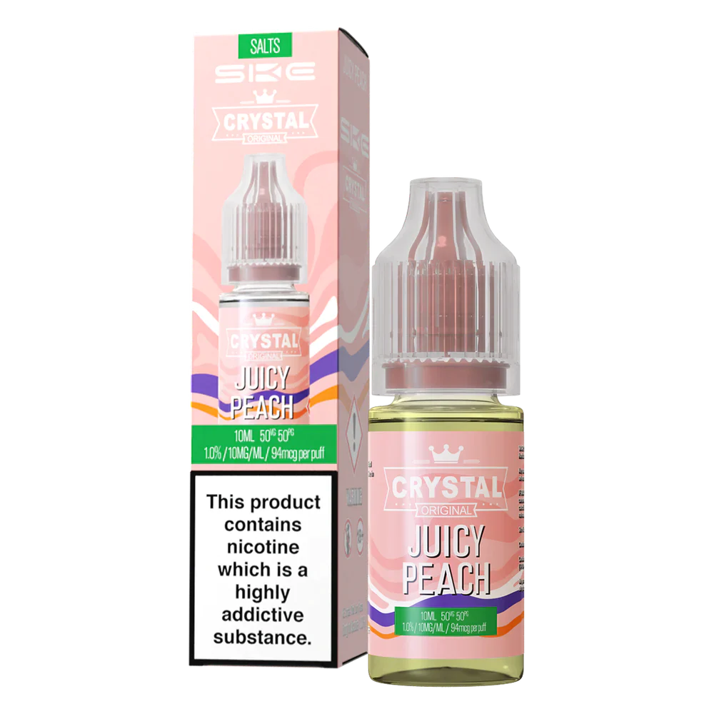 SKE Crystal V2 - Juicy Peach - Nic Salt - 10ml 