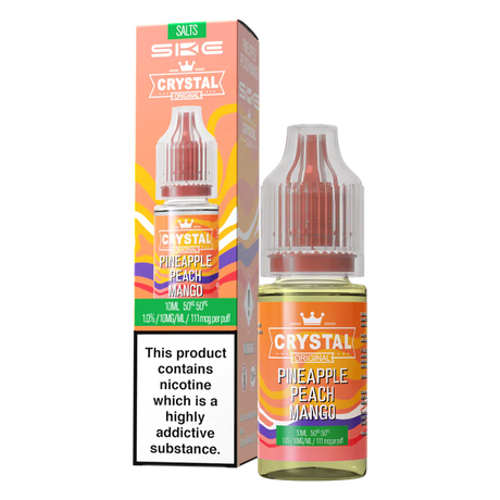 SKE Crystal V2 - Pineapple, Peach & Mango - Nic Salt - 10ml 