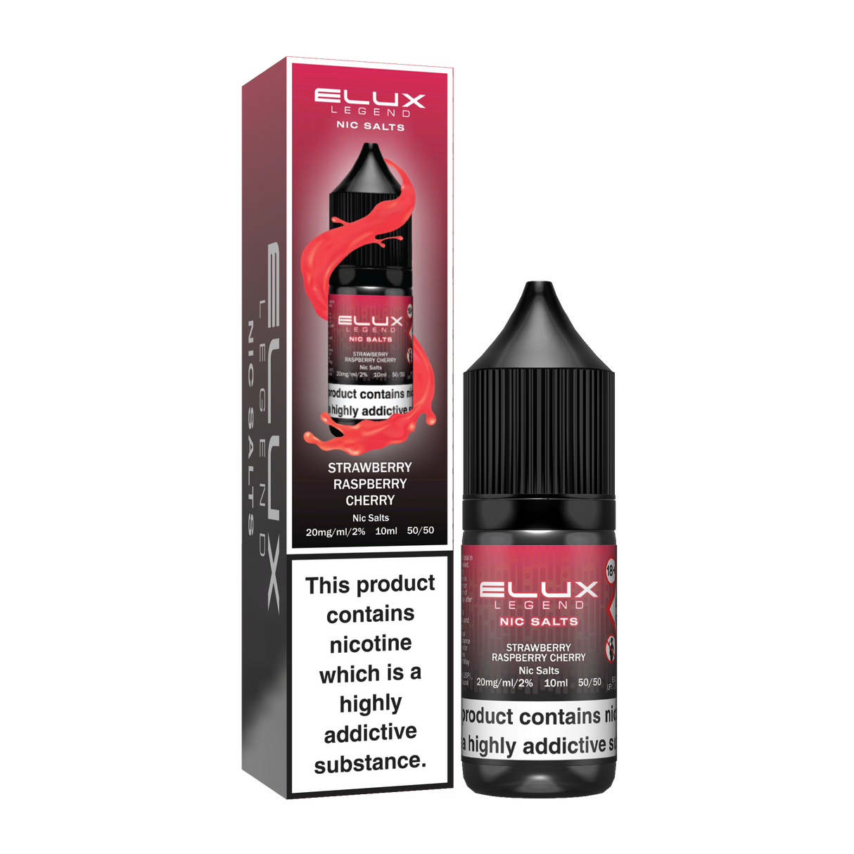 Elux - Legend - Salts - Strawberry Raspberry Cherry - My Vape Store UK