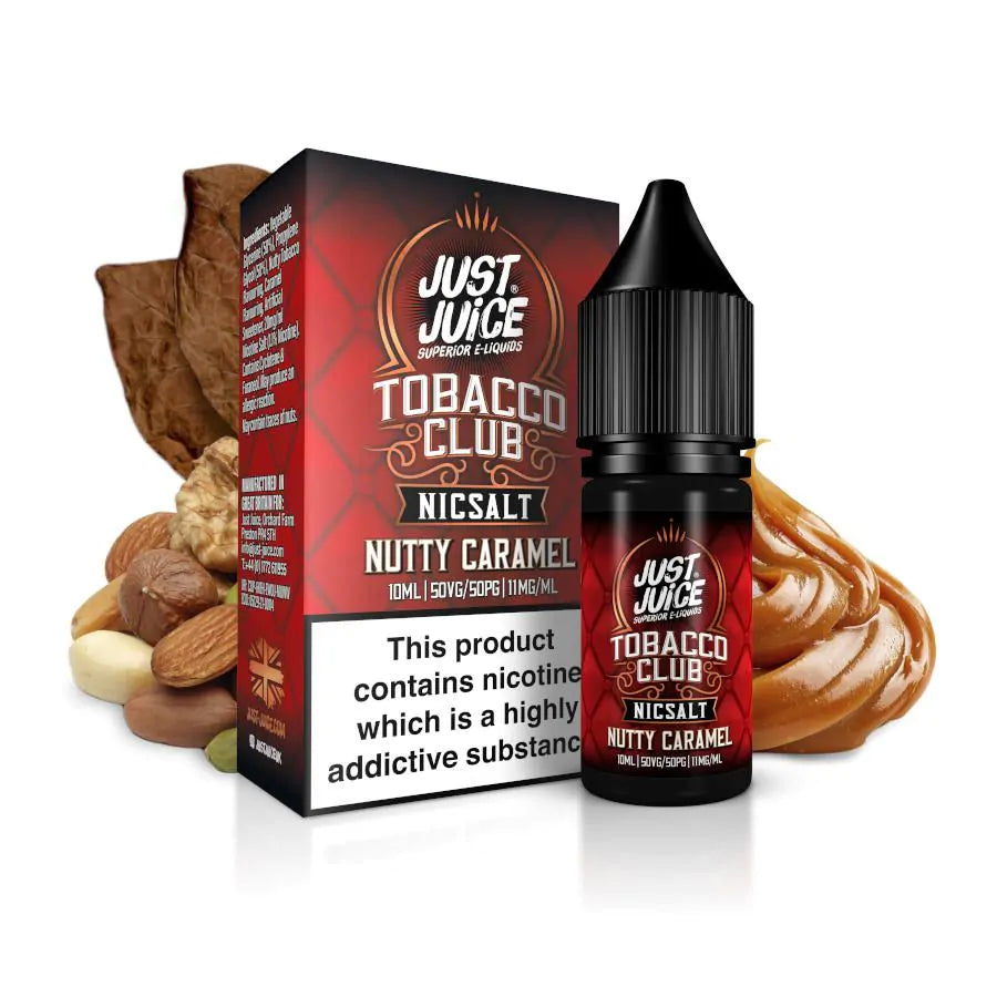 Just Juice - Nutty Caramel Tobacco - Nic Salt - 10ml 
