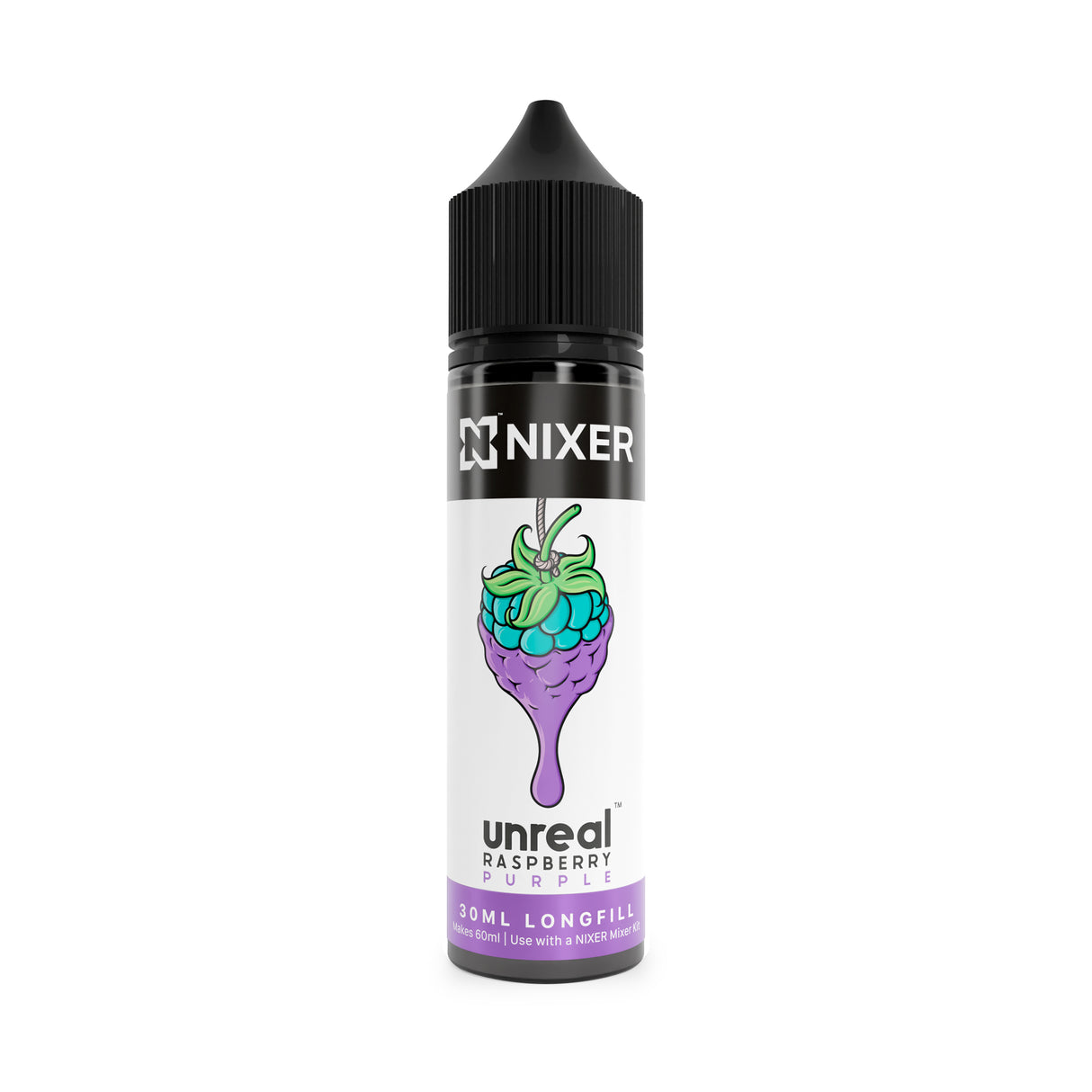 Nixer - Unreal Raspberry - Purple - 30ml Longfill