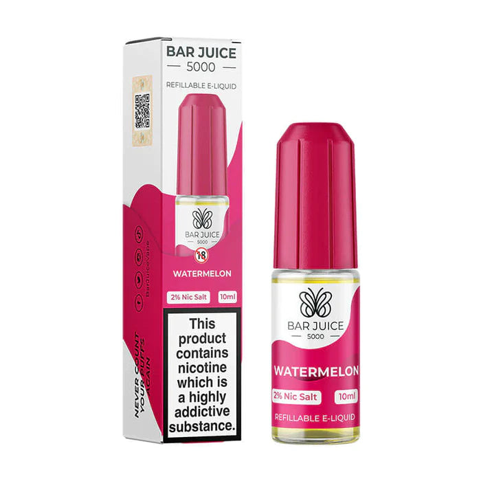 Bar Juice - Watermelon Ice - Nic Salt - 10ml - My Vape Store UK