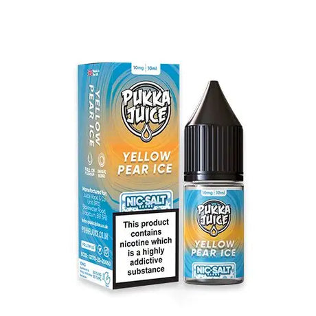 Pukka Juice Yellow Pear Ice - Nic Salt 