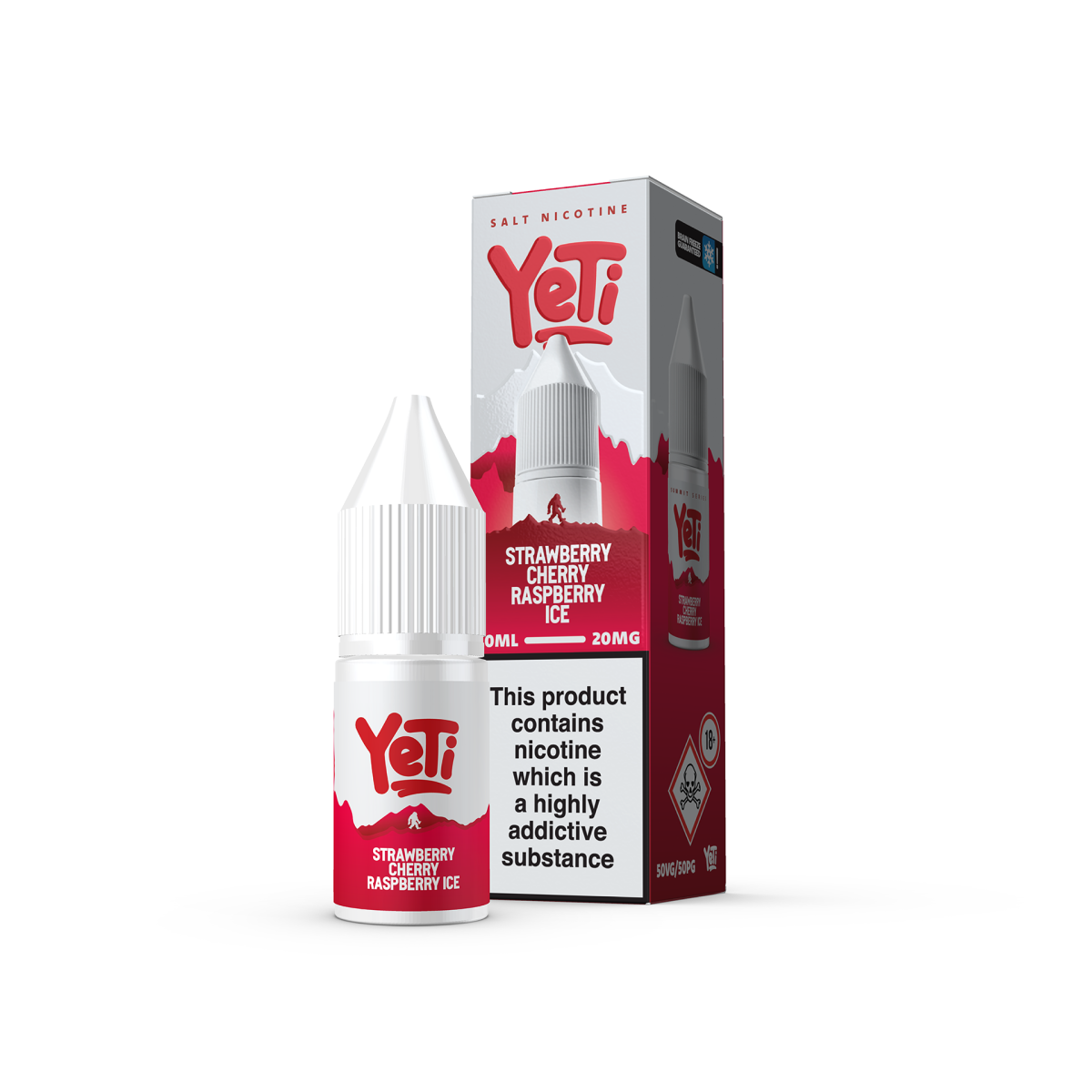 Yeti Summit Series - Strawberry Cherry Raspberry Ice - Nic Salt