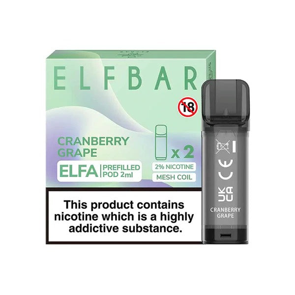 Elf Bar - Elfa Pre-Filled - Pods - My Vape Store UK