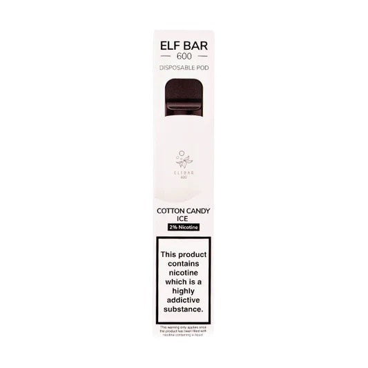 Elf Bar 600 - Disposable Device (All Flavours) - 20mg - My Vape Store UK