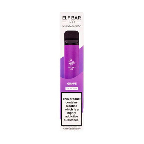 Elf Bar 600 - Disposable Device (All Flavours) - 20mg - My Vape Store UK