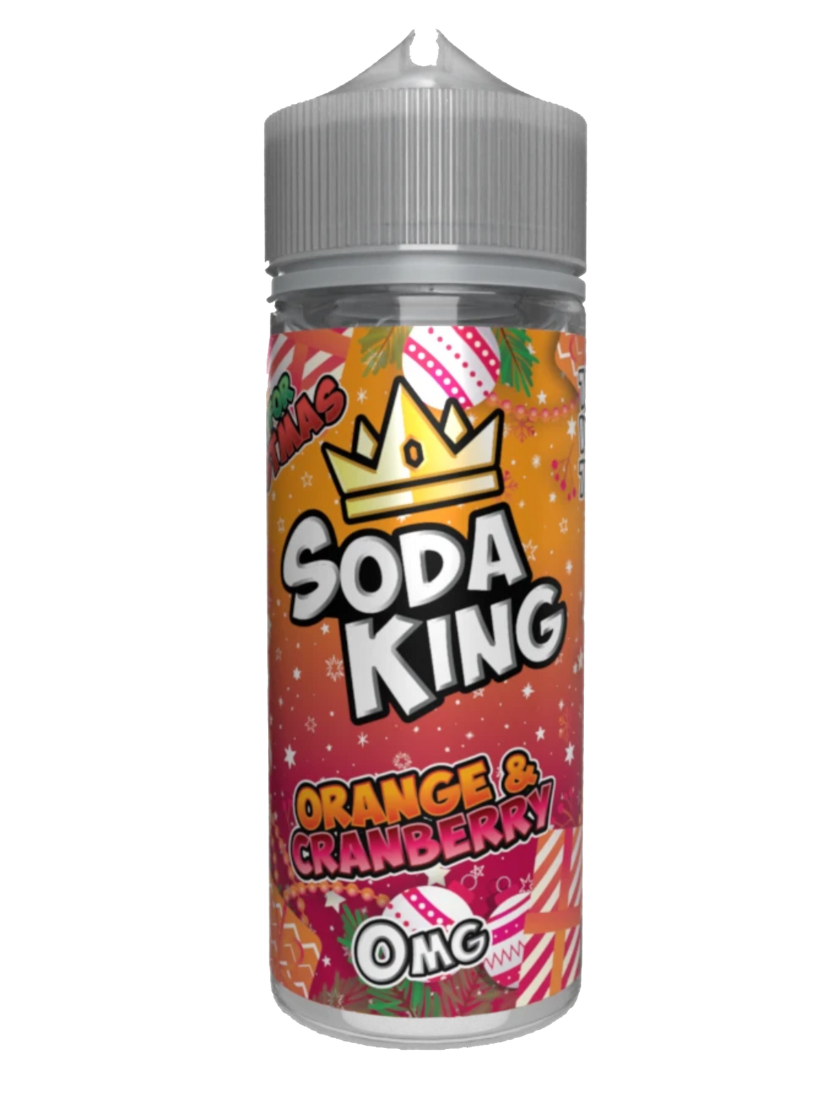 Soda King Christmas - Orange & Cranberry - 100ml - 0mg - My Vape Store