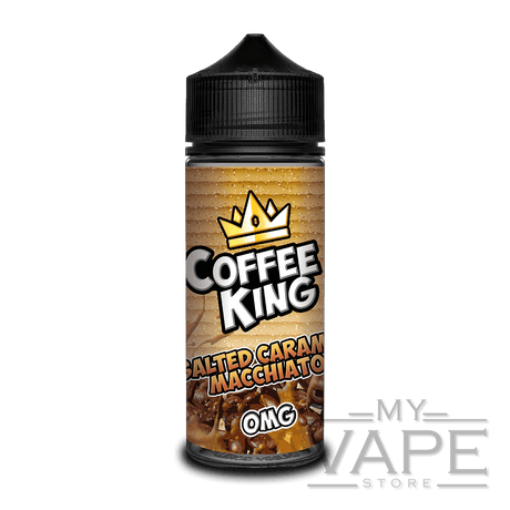 Coffee King - Salted Caramel Macciato - 100ml Shortfill - 0mg - My Vape Store