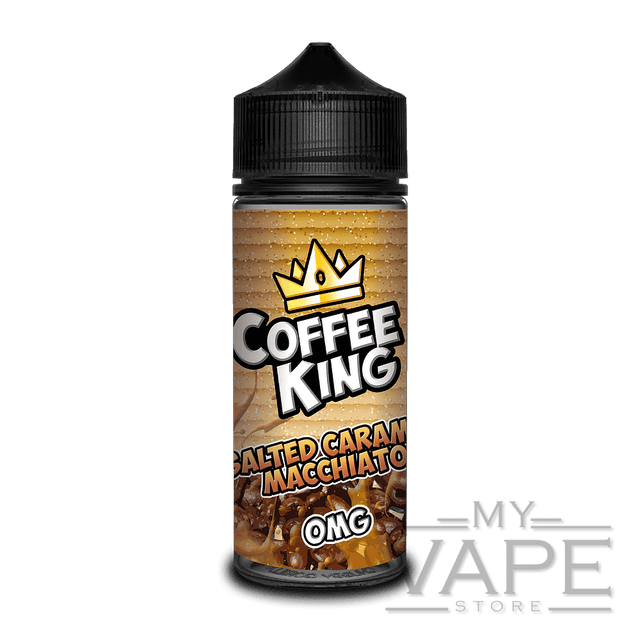 Coffee King - Salted Caramel Macciato - 100ml Shortfill - 0mg - My Vape Store