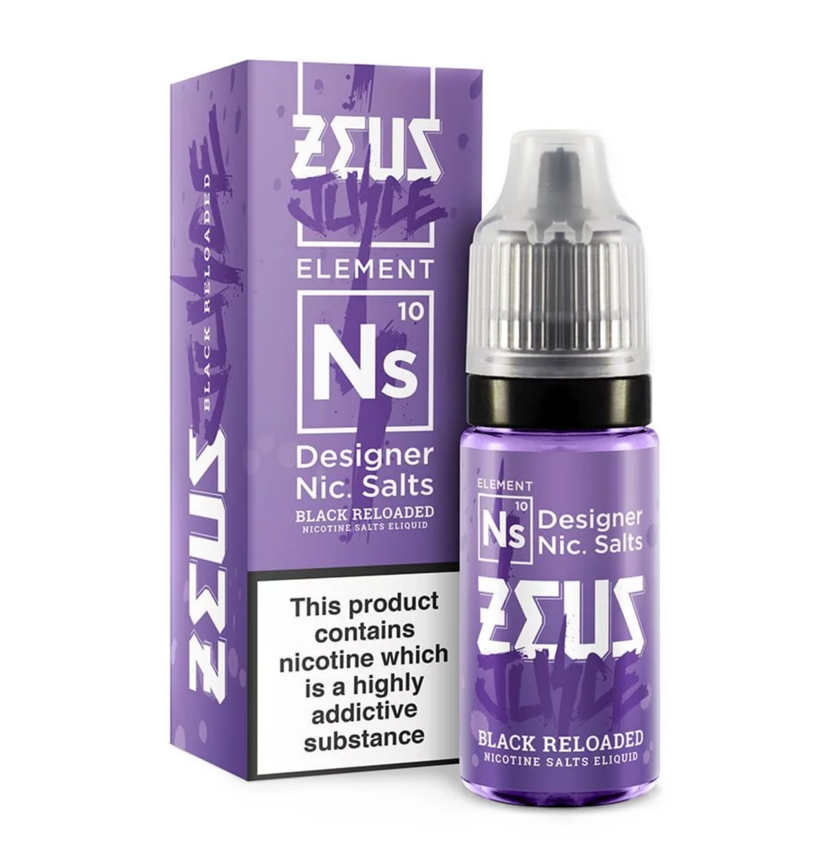 Zeus Juice - Black Reloaded - Nic Salt - 10ml - My Vape Store