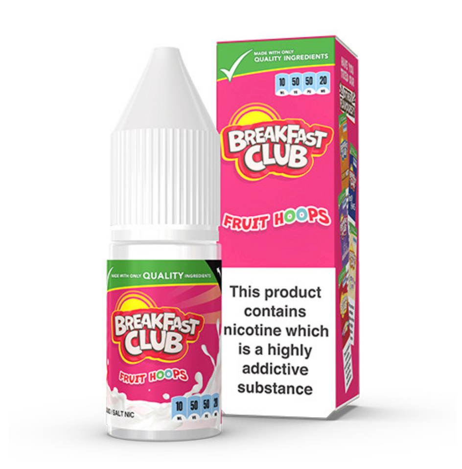 Breakfast Club - Fruit Hoops - Nic Salt - 10ml - My Vape Store UK