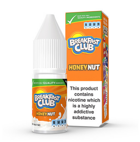 Breakfast Club - Honey Nut - Nic Salt - 10ml - My Vape Store UK