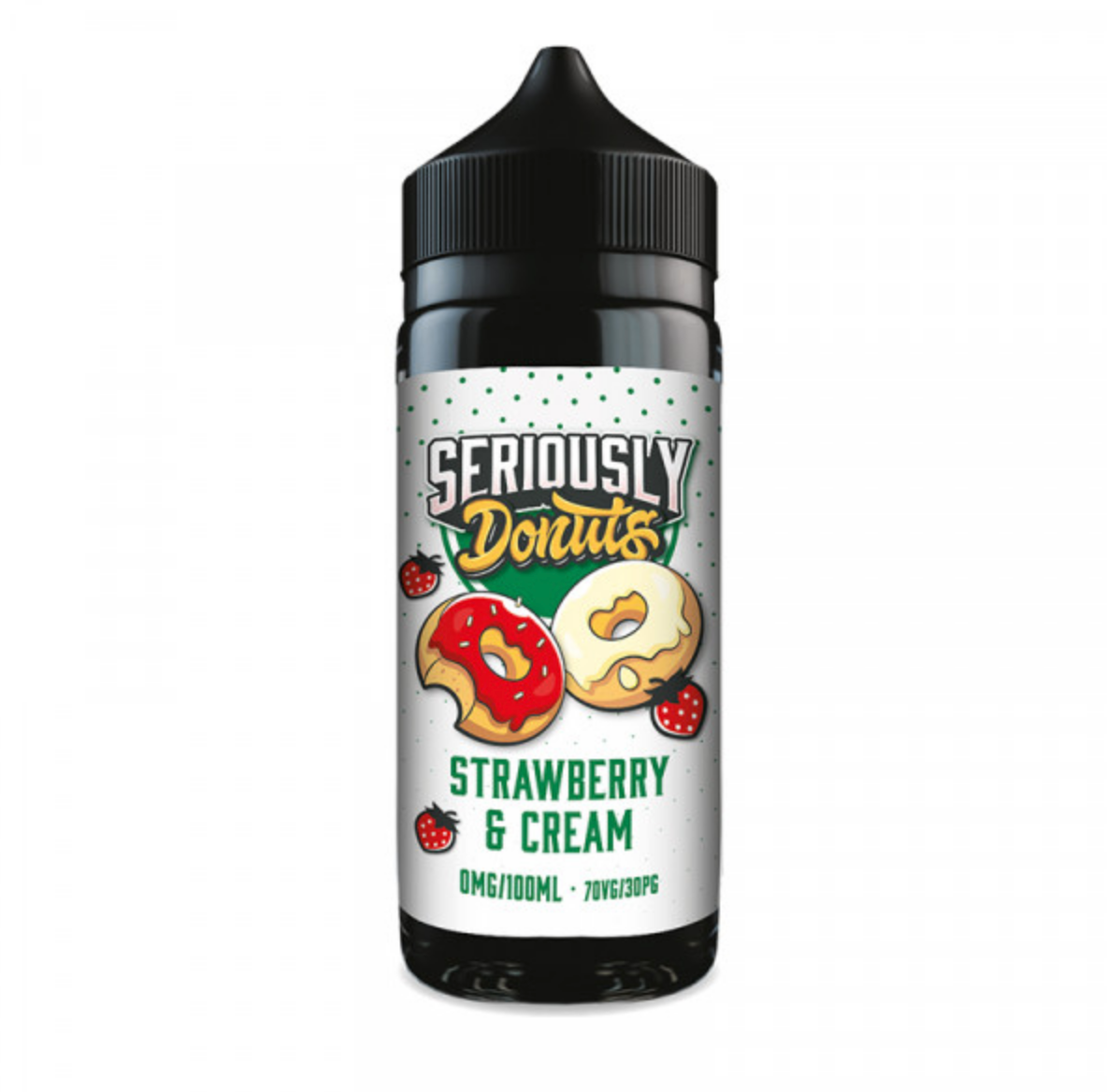 Seriously Donuts - Strawberry and Cream - 100ml - 0mg - My Vape Store UK