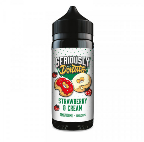 Seriously Donuts - Strawberry and Cream - 100ml - 0mg - My Vape Store UK