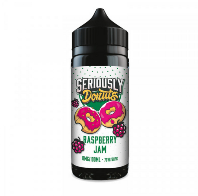 Seriously Donuts - Raspberry Jam - 100ml - 0mg - My Vape Store UK