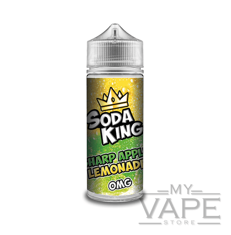 Soda King - Sharp Apple Lemon - 100ml Shortfill - 0mg - My Vape Store