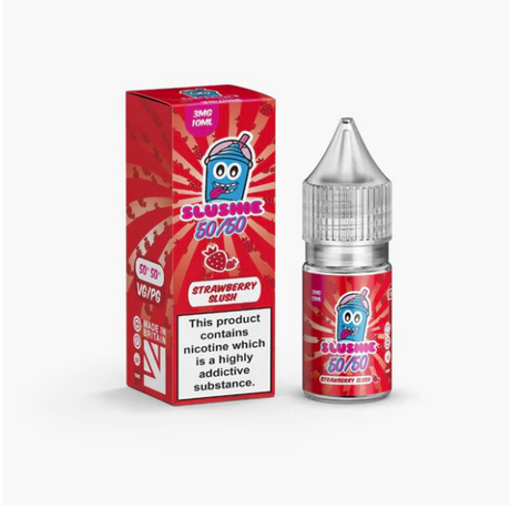 Slushie - Strawberry - 50/50 - 10ML - My Vape Store UK