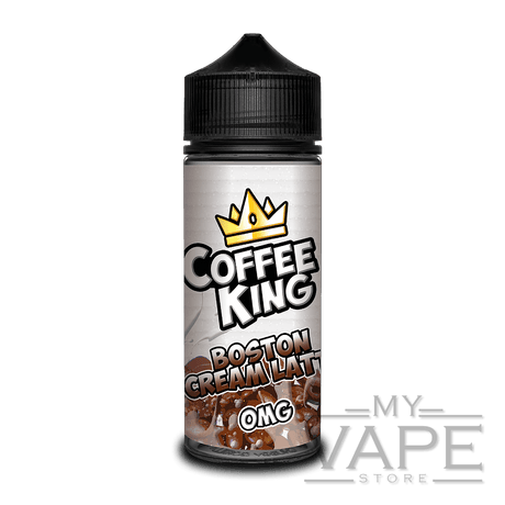 Coffee King - Boston Cream Latte - 100ml Shortfill - 0mg - My Vape Store