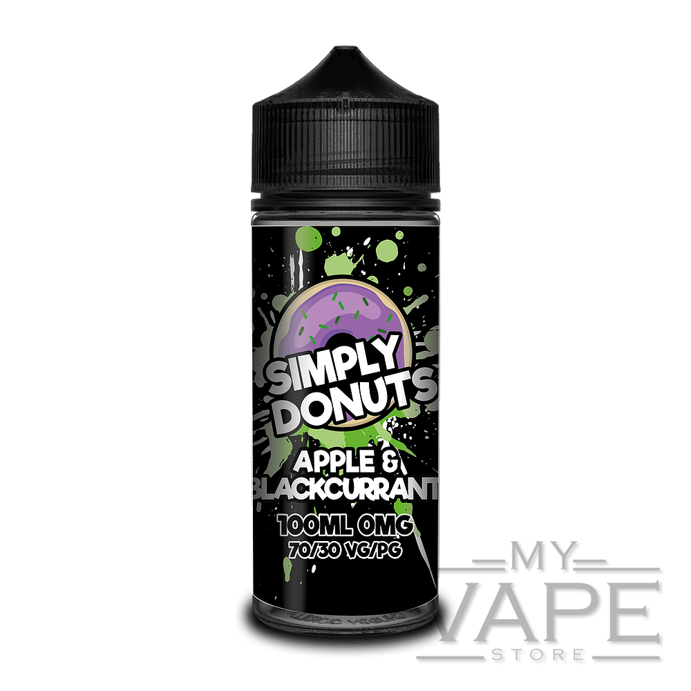 Simply Donut - Apple & Blackcurrant 100ml Shortfill - 0mg - My Vape Store