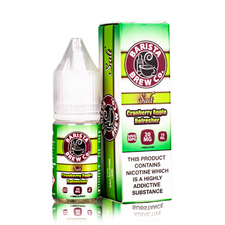 Barista Brew Co. - Cranberry Apple Refresher - Nic Salt - 10ml - My Vape Store