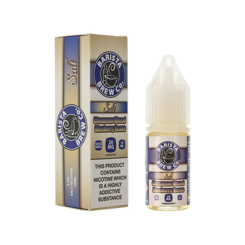 Barista Brew Co. - Cinnamon Glazed Blueberry Scone - Nic Salt - 10ml - My Vape Store