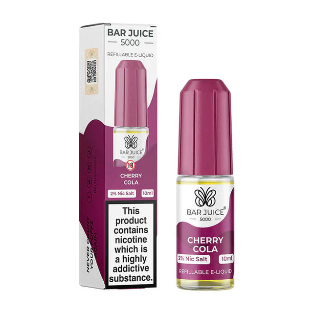 Bar Juice 5000 - Cherry Cola - Nic Salt - 10ml - My Vape Store UK