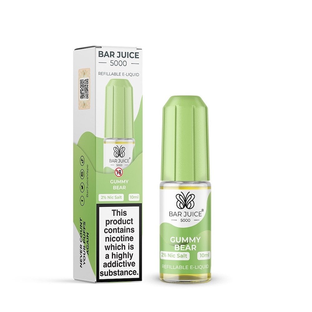 Bar Juice 5000 - Gummy Bear - Nic Salt - 10ml - My Vape Store UK