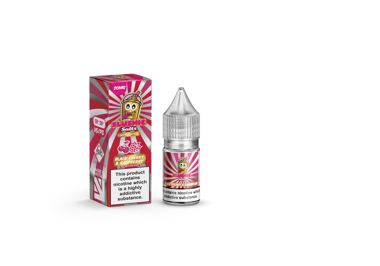 Slushie - Black, Cherry & Raspberry - Nic Salt - 10ml - My Vape Store UK