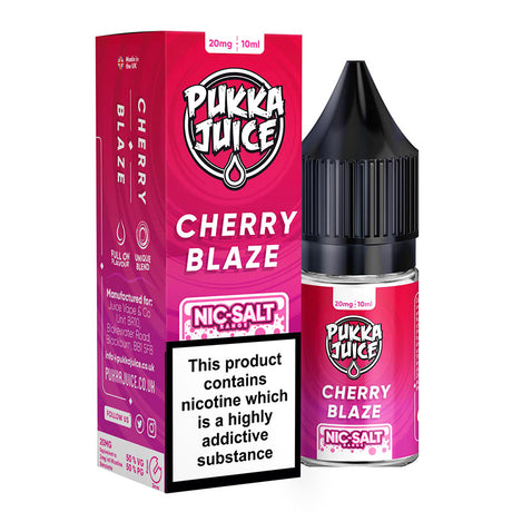 Pukka Juice Salt Cherry Blaze - My Vape Store UK