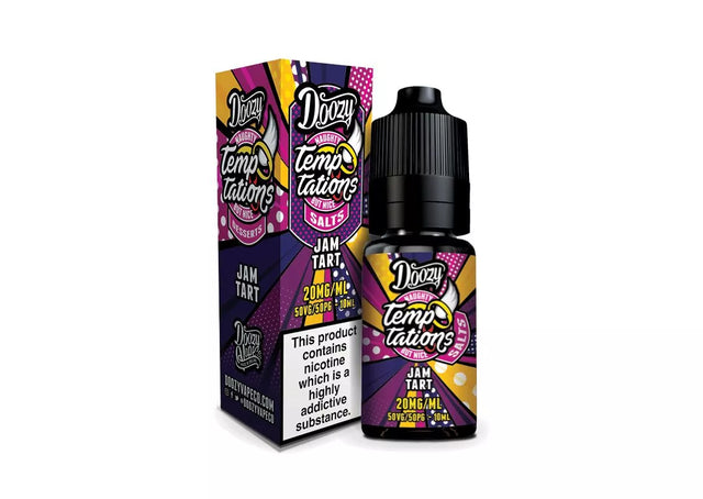 Doozy Temptations  - Jam Tart - Salts - 10ML - My Vape Store UK