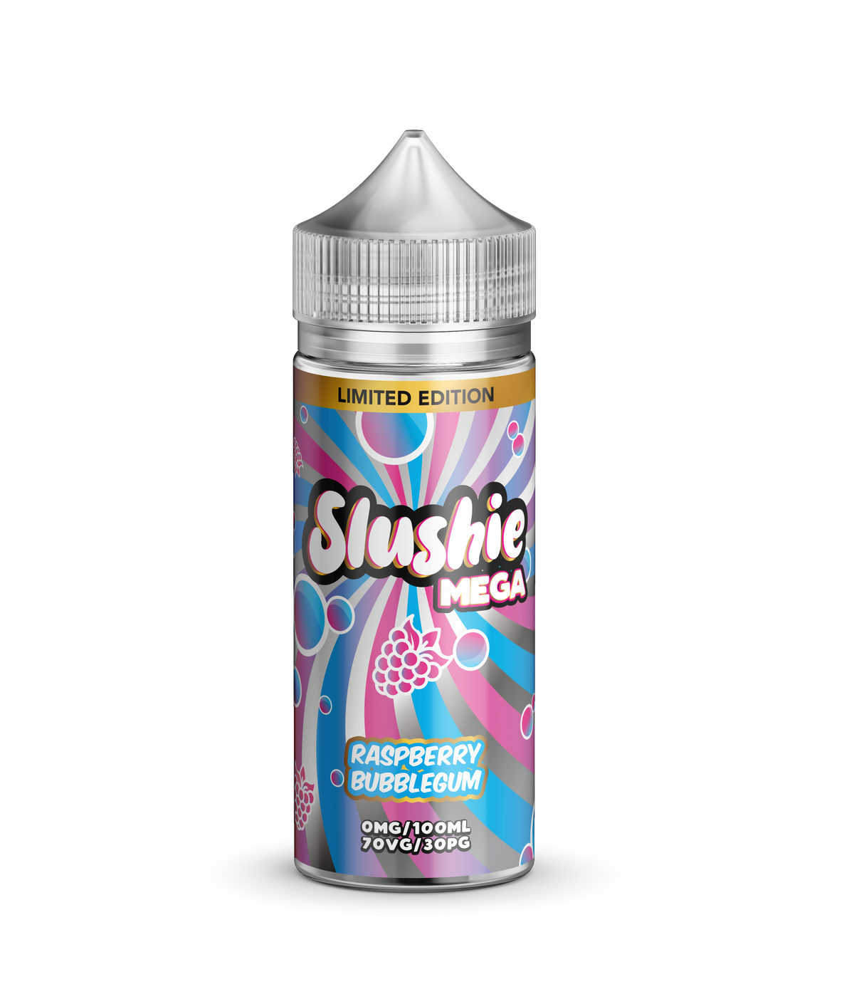 Slushie - Raspberry Bubblegum - 100ml - 0mg - My Vape Store UK