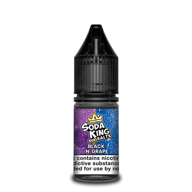 Soda King - Black & Grape - Nic Salt - 10ml - My Vape Store