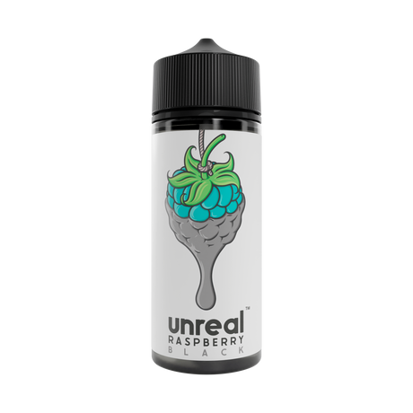 Unreal Raspberry - Black - 100ml Shortfill - My Vape Store UK